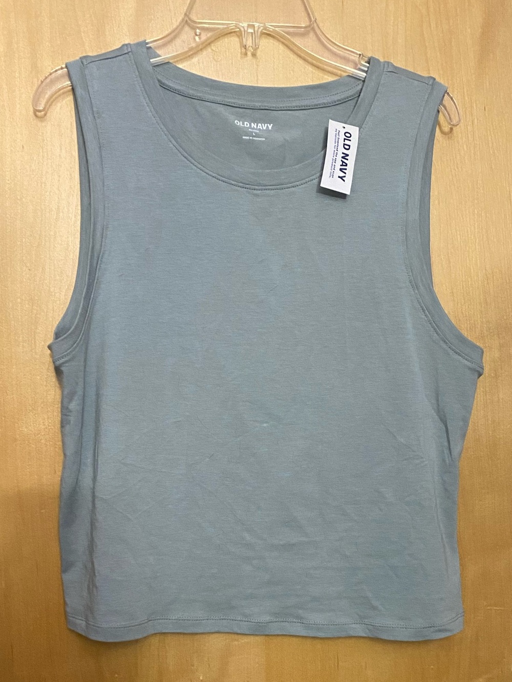 Old Navy Bestee Sleeveless Tank Silver Sage Size Large